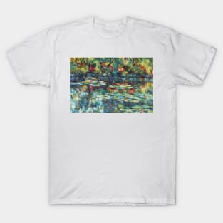 Monet garden reflections T-Shirt